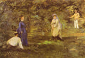 Croquet Party Manet A4 Photo Print