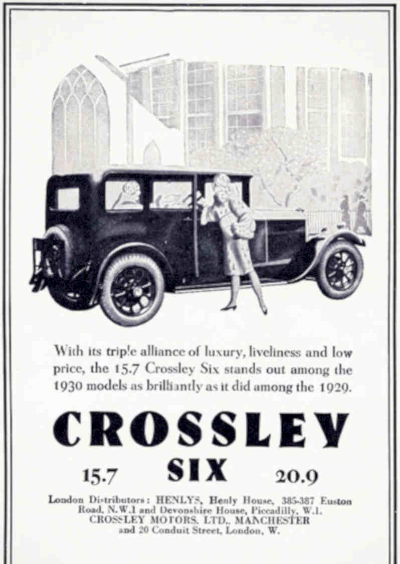 Crosley Six Church Vintage Retro Advert Poster A4 Photo Print