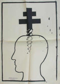 Cross Rain Head Vintage Retro Advert Poster A4 Photo Print