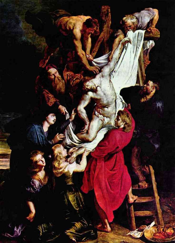 Cross Triptych Middle Panel Of Crucifixion Rubens A4 Photo Print