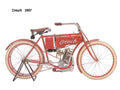 Crouch 1907 motorbike A4 Photo Print