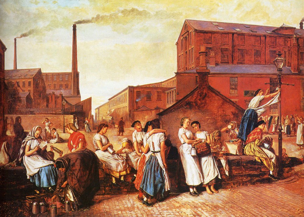 Crowe Eyre The Dinner Hour Wigan Art A4 Photo Print UK