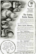 Crown Pottery Empire Vintage Retro Advert Poster A4 Photo Print