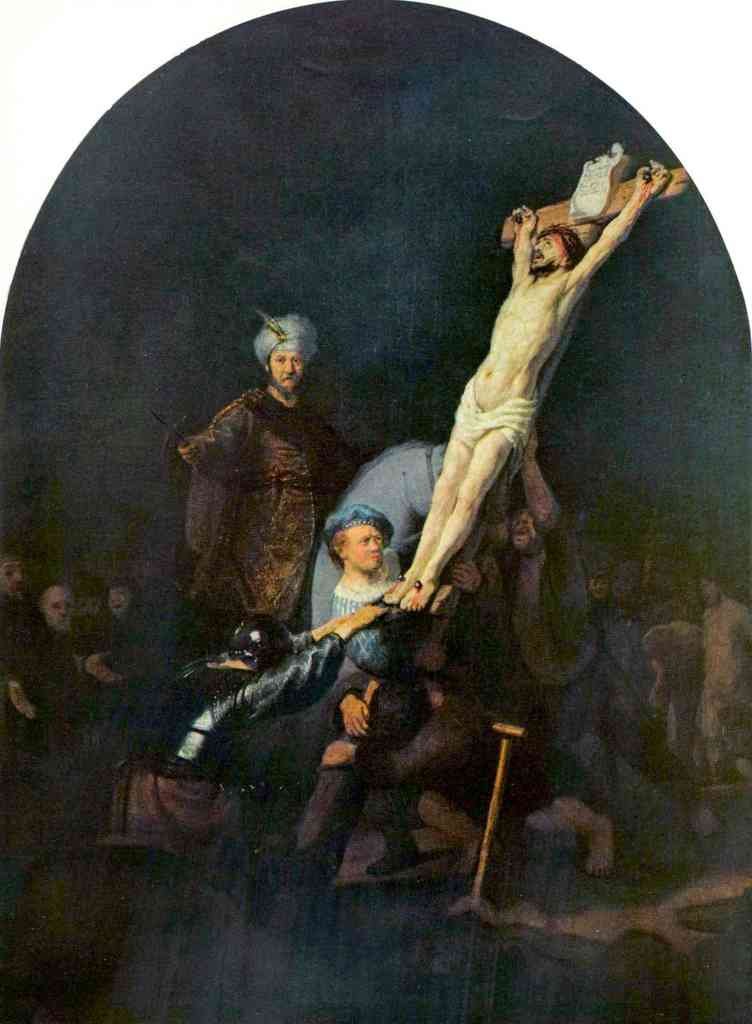 Crucifixion 2 Rembrandt A4 Photo Print