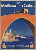 Cruise Ship Liner Travel Poster C10 Advert A4 Photo Print