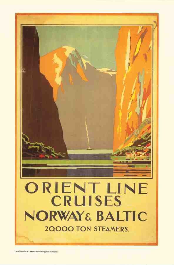 Cruise Ship Liner Travel Poster C2 Advert A4 Photo Print