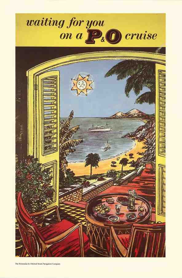Cruise Ship Liner Travel Poster C22 Advert A4 Photo Print