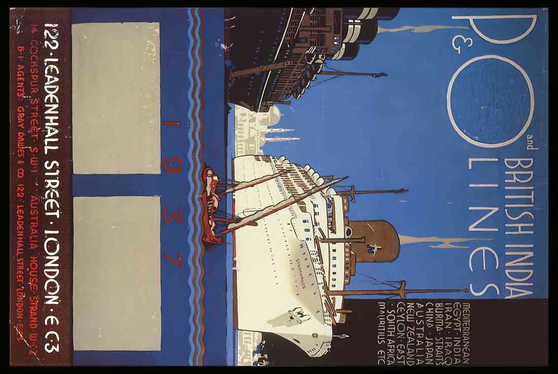 Cruise Ship Liner Travel Poster C27 Vintage Retro Style A4 Photo Print