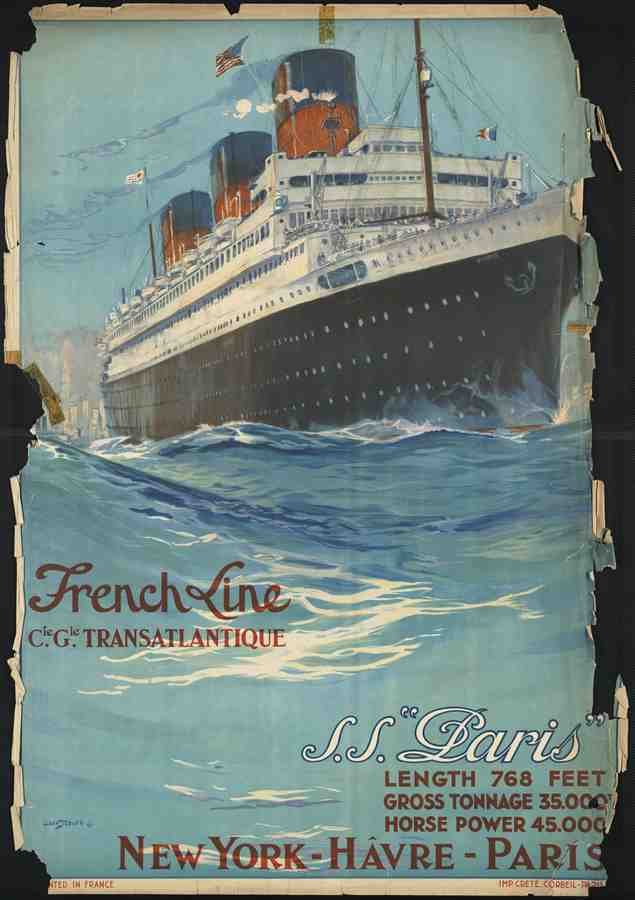 Cruise Ship Liner Travel Poster C4 Advert A4 Photo Print