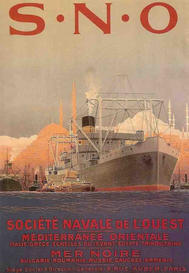 Cruise Ship Liner Travel Poster C57 Advert A4 Photo Print