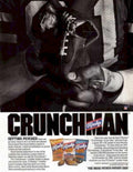 Crunchman Odragys Mitt Vintage Retro Advert Ads A4 Photo Print