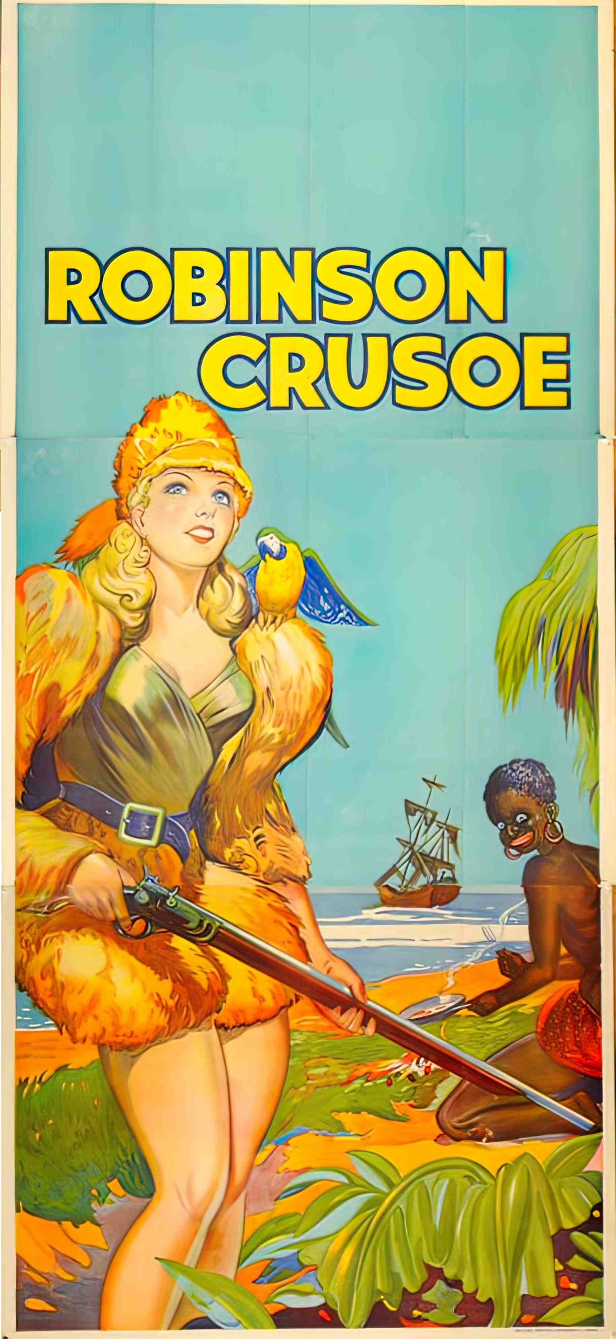 Crusoe Advert A4 Photo Print