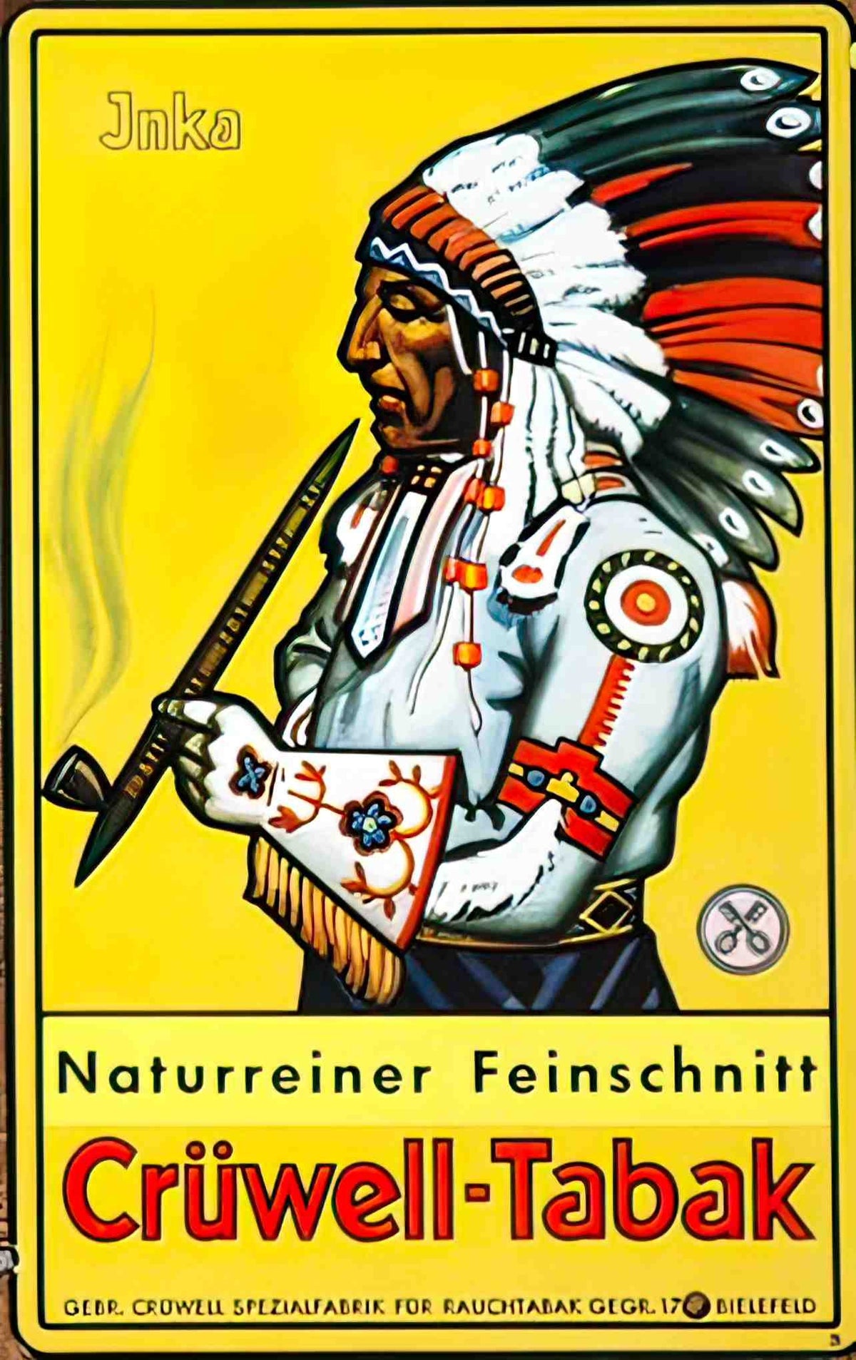 CruwellIndian Advert A4 Photo Print