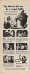 Crystal Ball Sanka Vintage Retro Advert Ads A4 Photo Print
