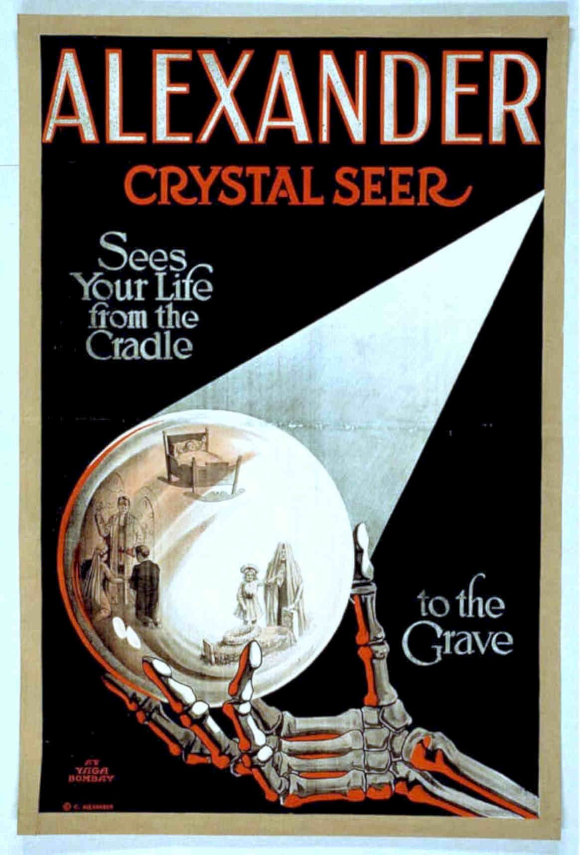 Crystal Seer Yiga Vintage Retro Advert Poster A4 Photo Print