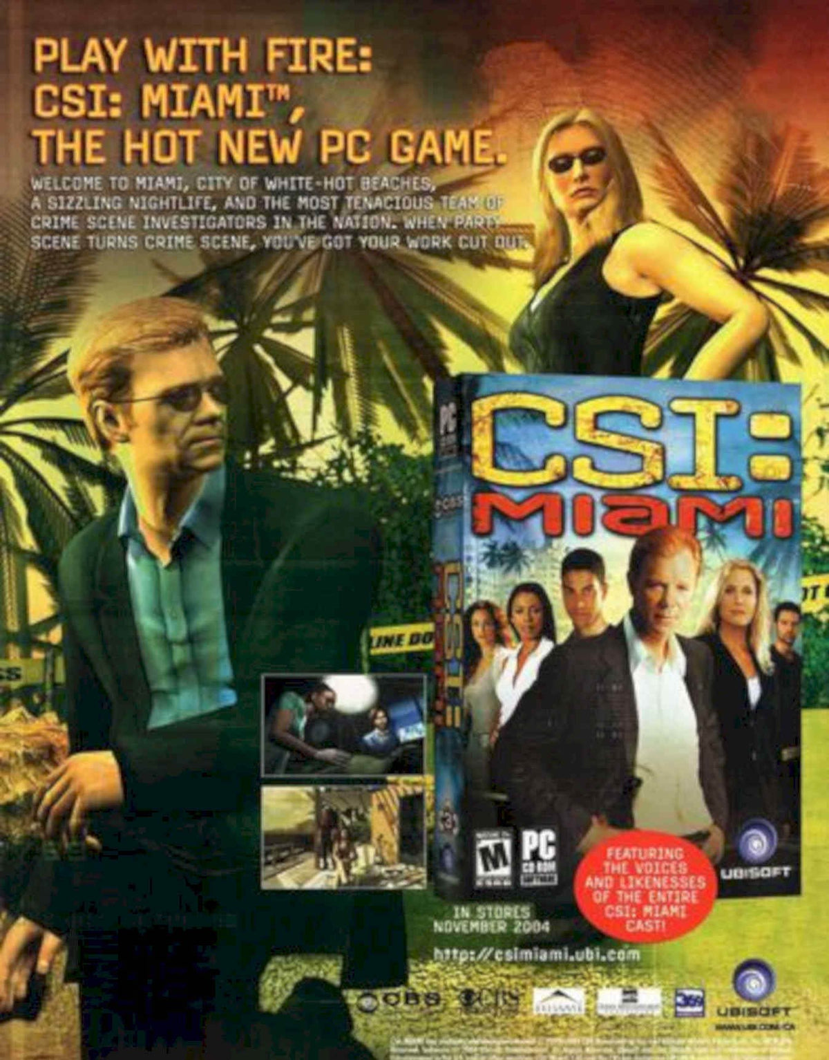 Csi Miami Linebox Vintage Retro Advert Poster A4 Photo Print