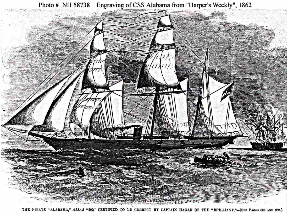 Css Alabama 8 (2) Military A4 Photo Print