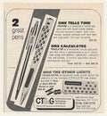 Ctg Pens Lighters Vintage Retro Advert Ads A4 Photo Print