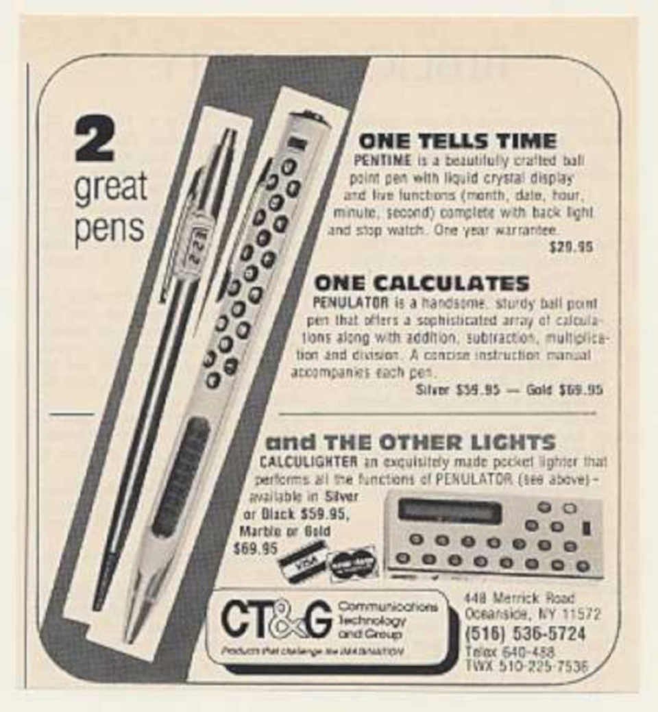 Ctg Pens Lighters Vintage Retro Advert Ads A4 Photo Print