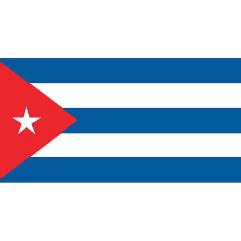 Cuba Flag N1798 A4 Photo Print