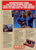 Cuda Diving System Vintage Retro Advert Ads A4 Photo Print
