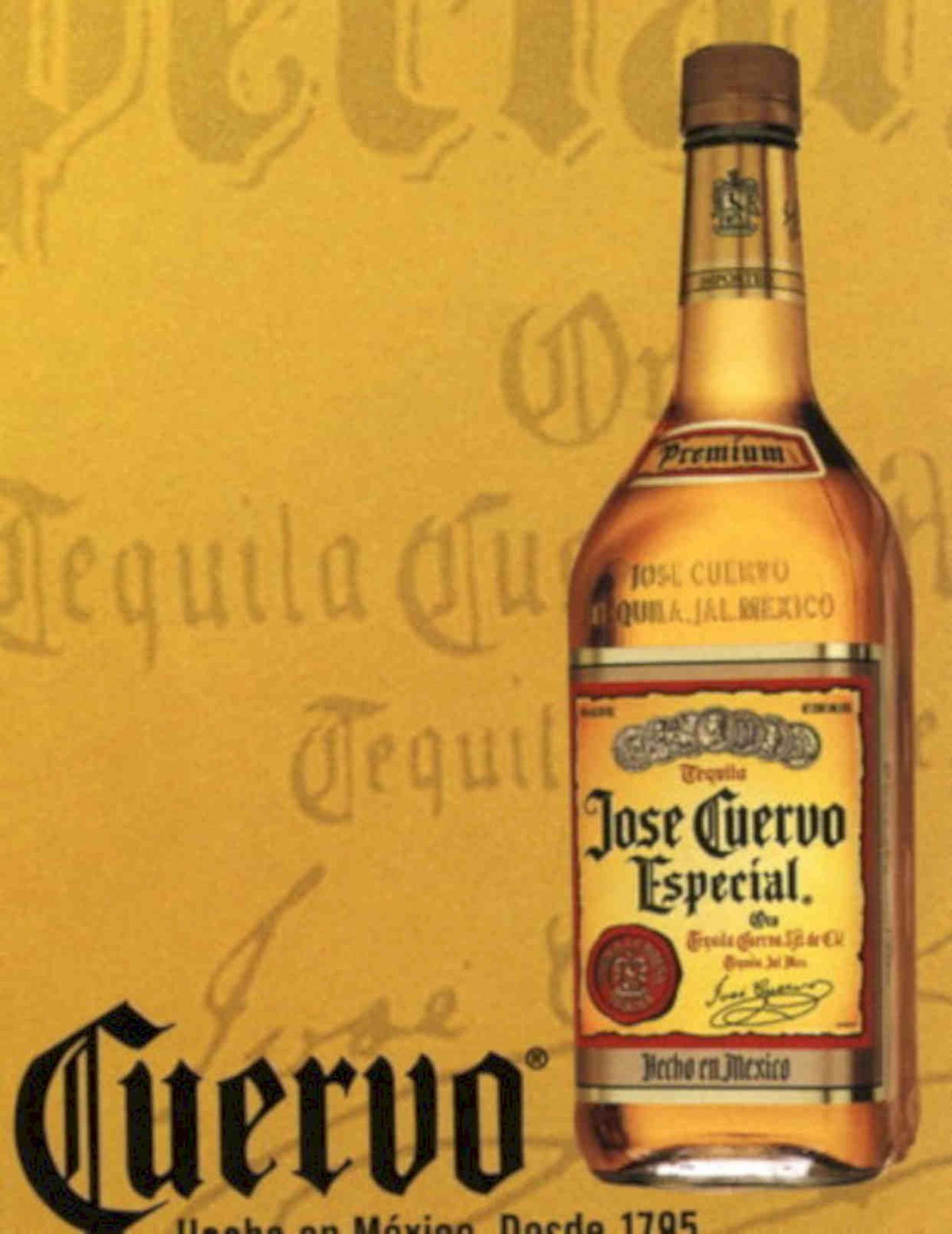 Cuervo Tequila Bottle Vintage Retro Advert Poster A4 Photo Print