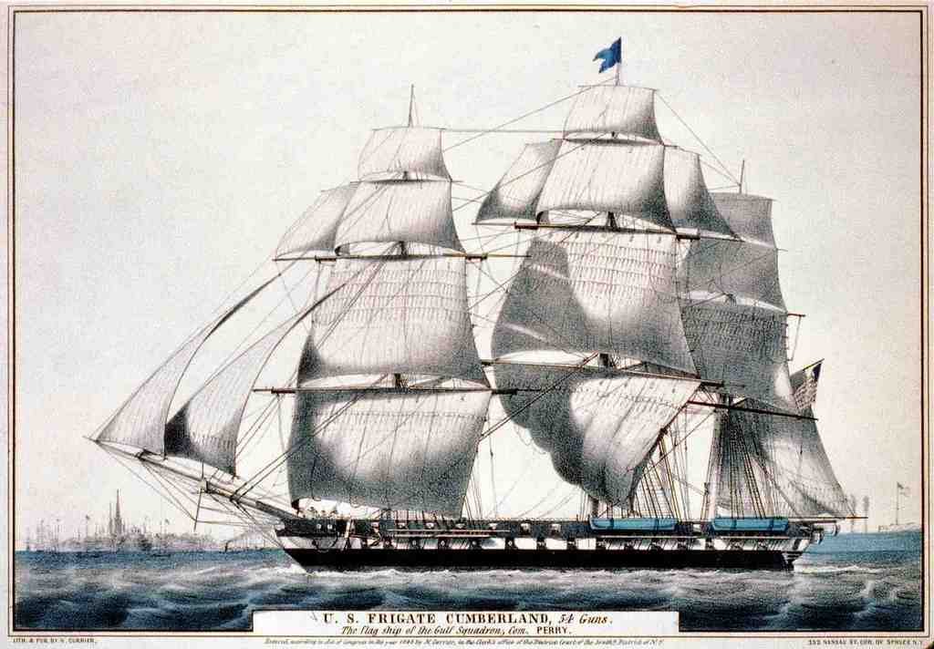 Cumberland Ship Vintage A4 Photo Print