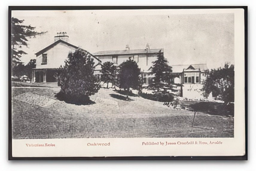 Cumbria Arnside Oakwood Large House From Grounds Vintage A4 Photo Print