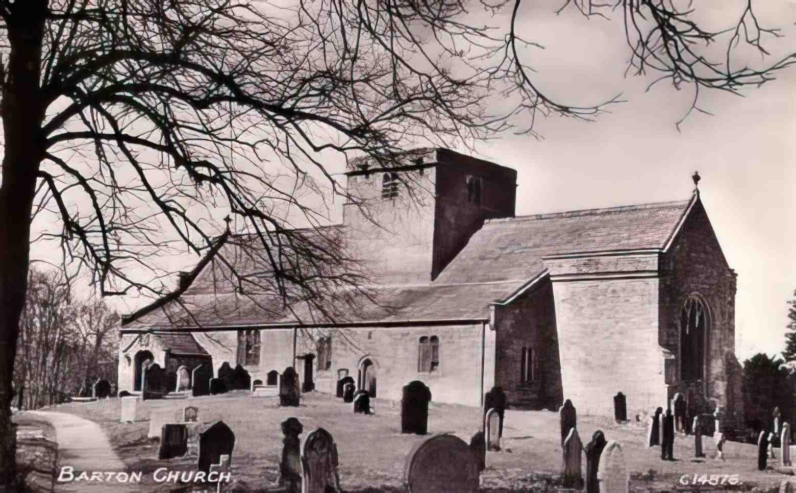 Cumbria Barton Church Vintage A4 Photo Print