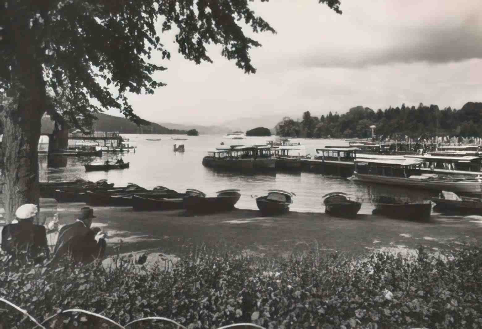 Cumbria Bowness Bay Lake Windermere Vintage A4 Photo Print