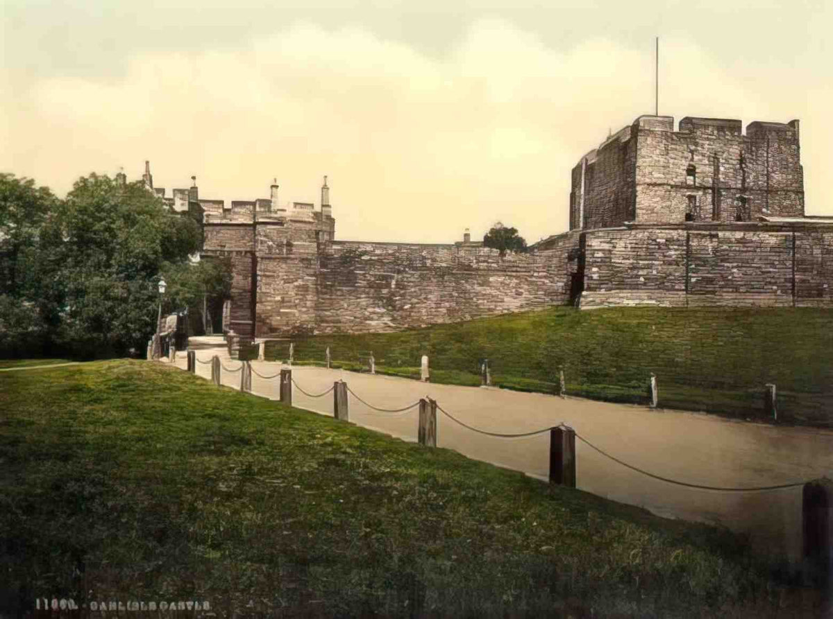 Cumbria Carlisle Castle Vintage A4 Photo Print