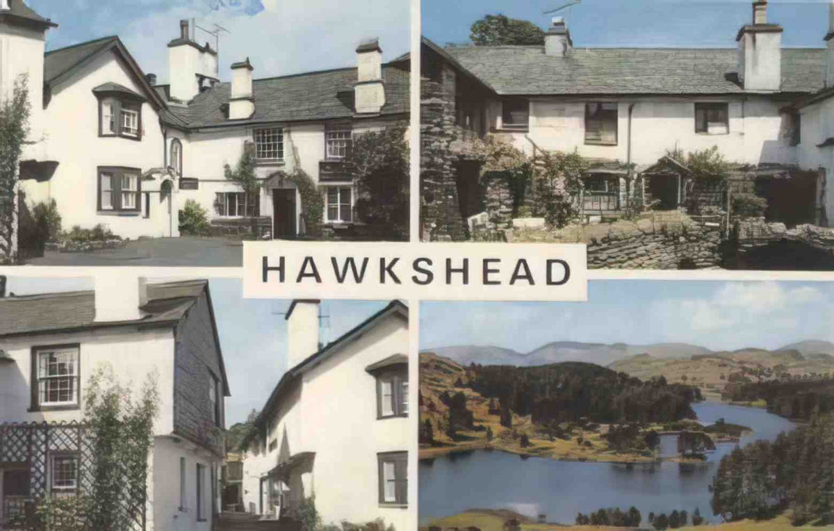 Cumbria Hawshead Vintage A4 Photo Print