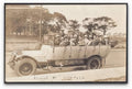 Cumbria Keswick Charabanc & Passengers Pose By Field 30 June 1926 Vintage A4 Photo Print