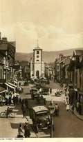 Cumbria Keswick Main Street Vintage A4 Photo Print