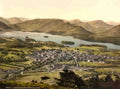 Cumbria Keswick and Derwentwater Vintage A4 Photo Print