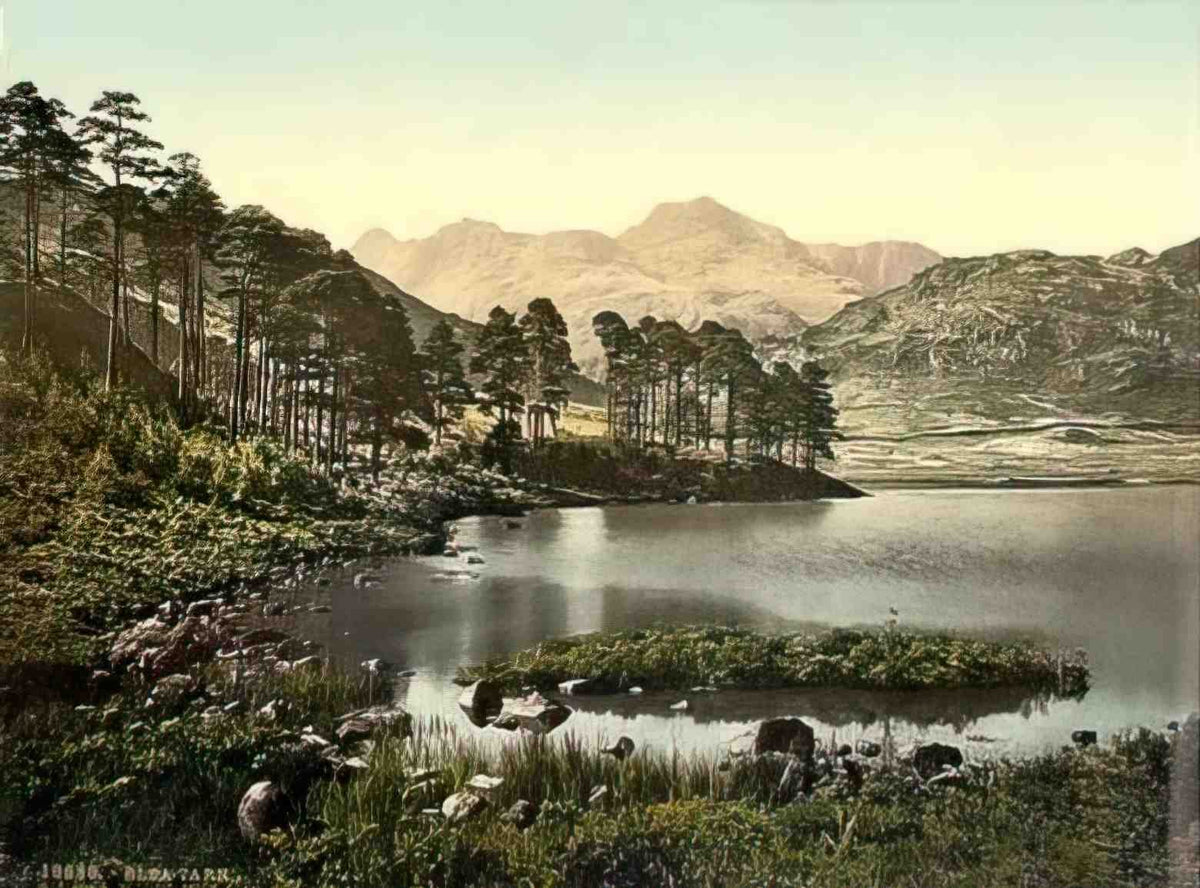 Cumbria Lake District Blea Tarn Vintage A4 Photo Print