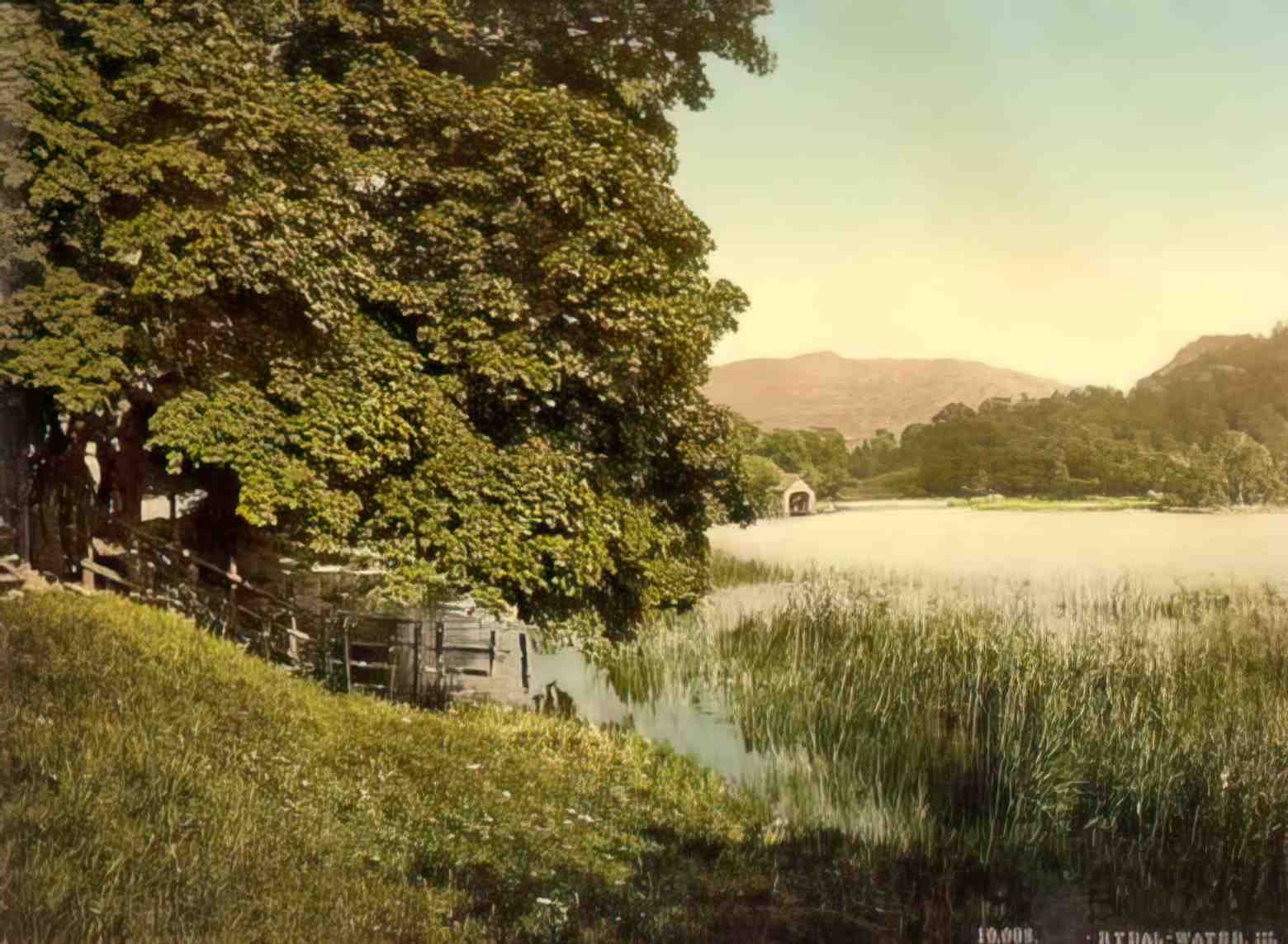 Cumbria Rydal Water III Vintage A4 Photo Print
