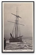 Cumbria Silloth Sailing Ship Scotia Being Towed Into Harbour Vintage A4 Photo Print