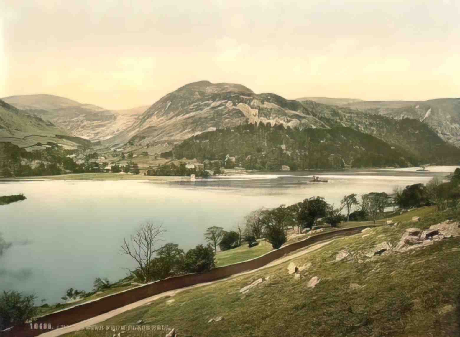 Cumbria Ullswater From Place Fell Vintage A4 Photo Print