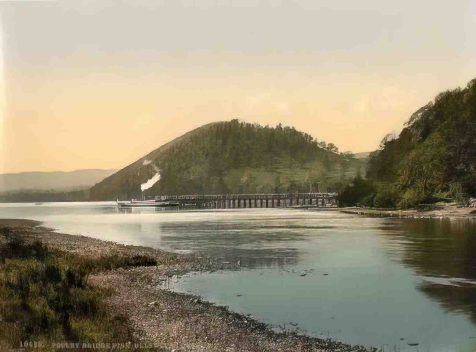 Cumbria Ullswater Poolby Bridge Vintage A4 Photo Print