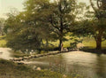 Cumbria Westmorland Ambleside Stepping Stones Vintage A4 Photo Print
