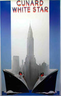 Cunard Advert A4 Photo Print