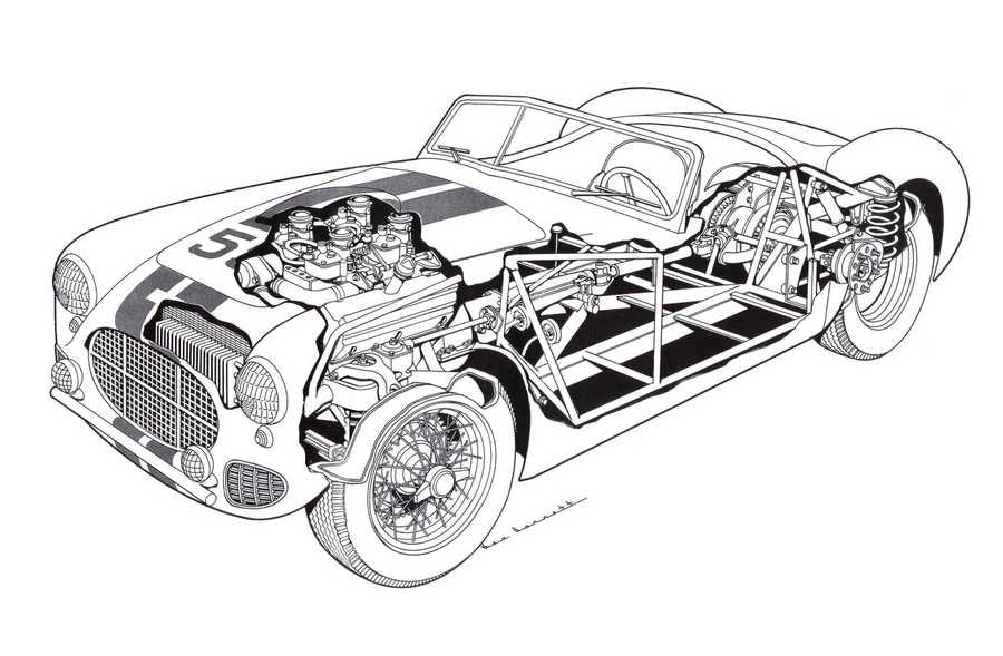 Cunningham C2R 1951 cutaway A4 Photo Print