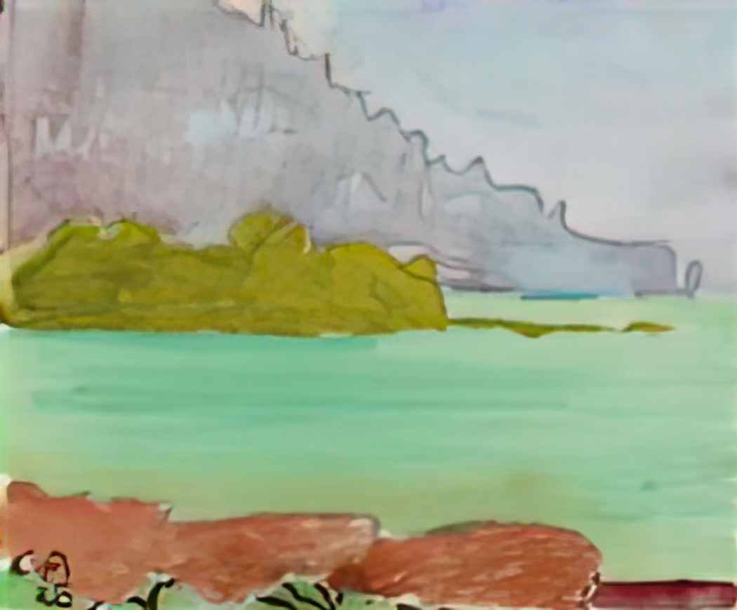 Cuno Amiet bank landscape 1928 Art A4 Photo Print