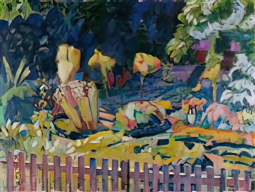 Cuno Amiet bauerngarten 1918 Art A4 Photo Print