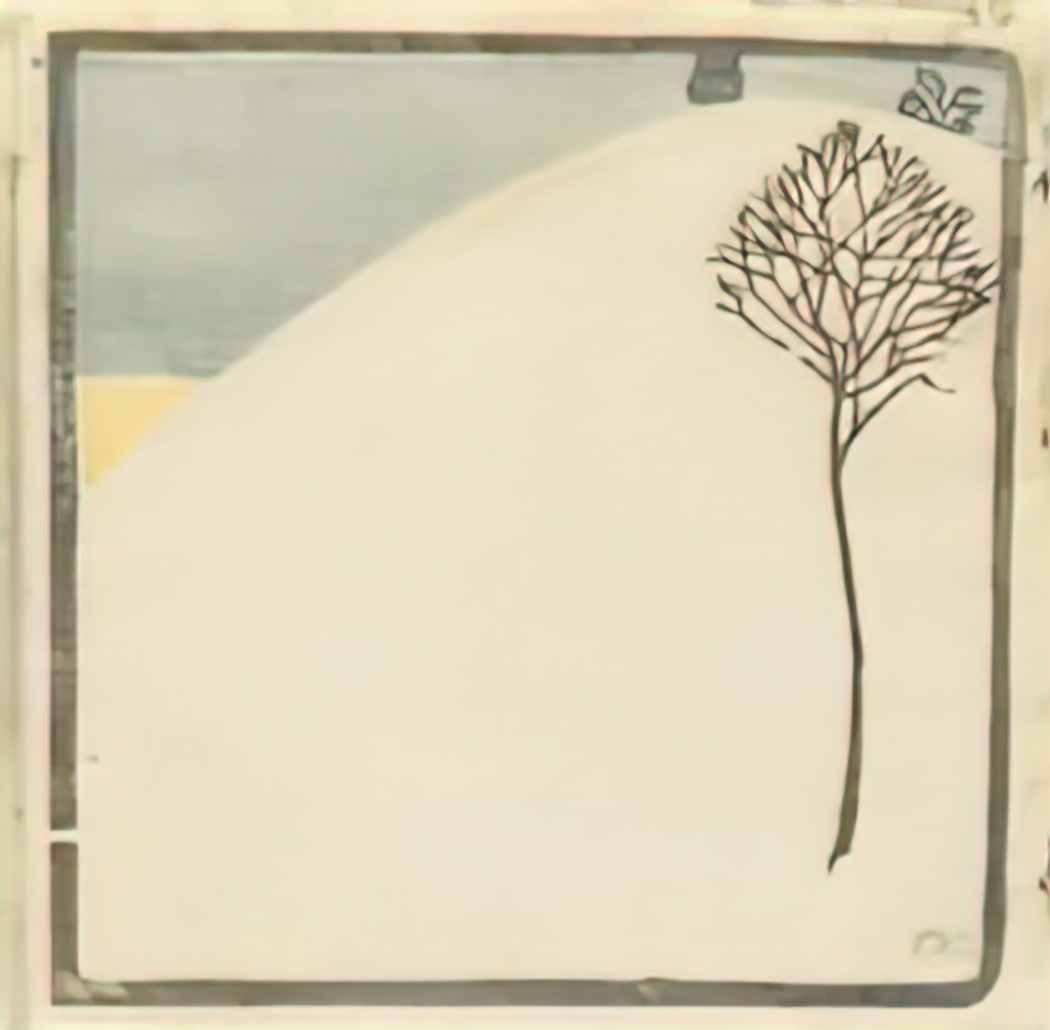 Cuno Amiet baum in winterlandschaft Art A4 Photo Print