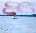 Cuno Amiet dampfschiff auf thunersee 1931 Art A4 Photo Print