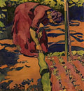 Cuno Amiet frau im garten 1911 Art A4 Photo Print UK