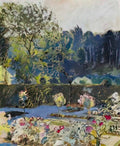 Cuno Amiet garden with woodland 1933 Art A4 Photo Print