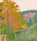 Cuno Amiet herbstlandschaft herbst auf der oschwand 1906 Art A4 Photo Print UK